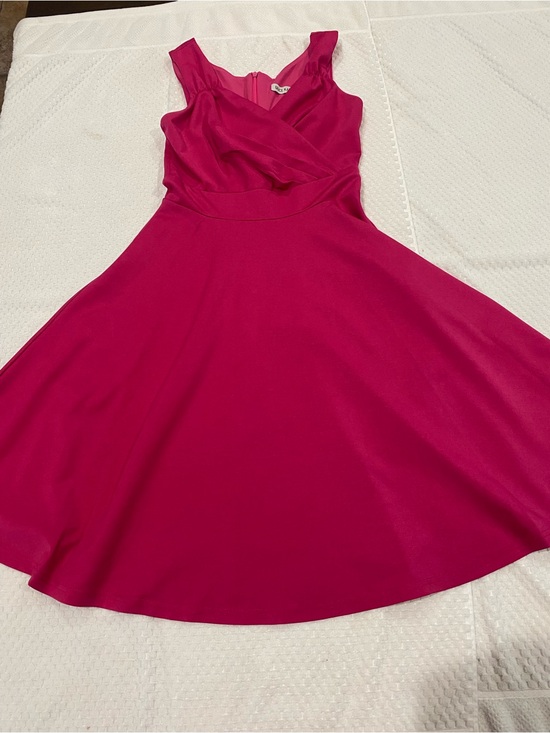 Grace Karin Dresses & Skirts - Grace Karin Hot Pink Sleeveless Fit-and-Flare Mini Dress